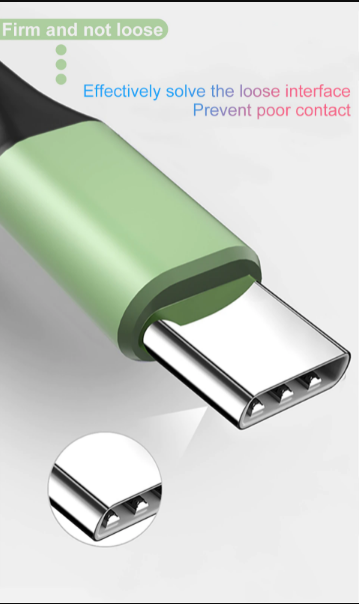 USB Charging Cable 3-In-1 Multi-Connector Fast Charging & Tangle-Free