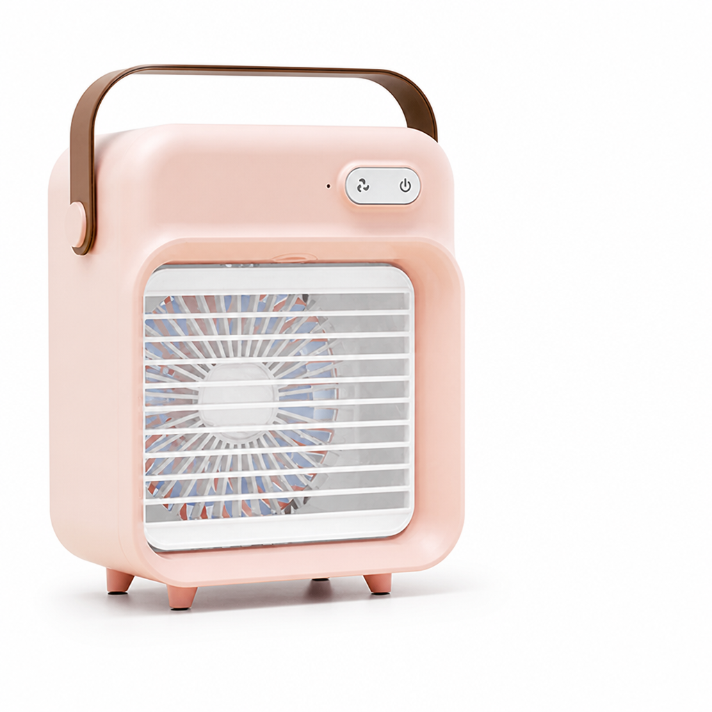 USB-Rechargeable 3-Speed Mist Spray Mini Air Cooler