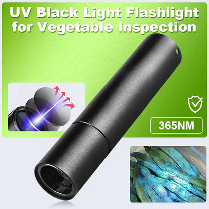 UV Flashlight 365 nm Compact Aluminum