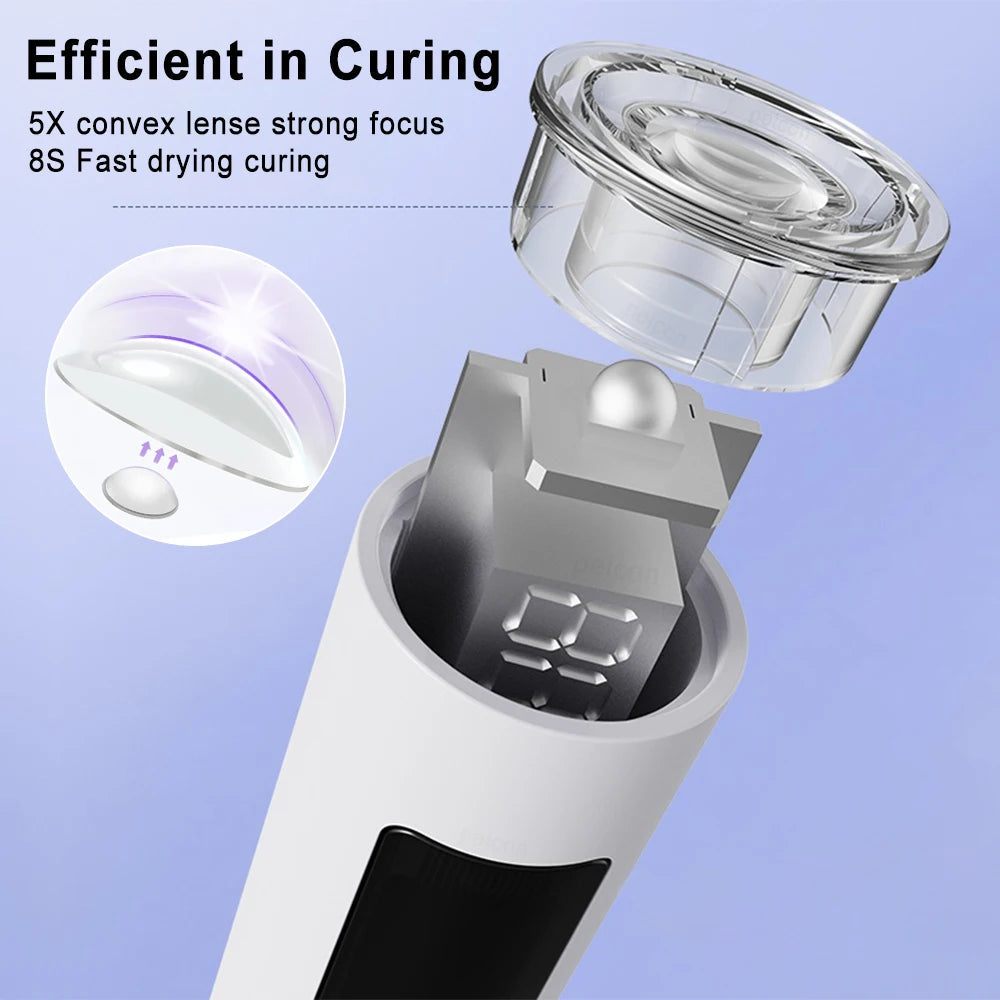 UV Nail Curing Pen USB Rechargeable Foldable Stand