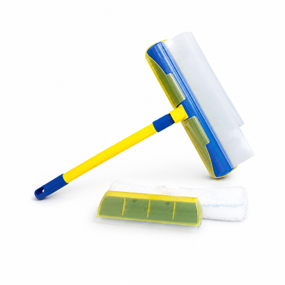 Ultra-Soft Silicone & Microfiber Glass Cleaning Set (5-Piece)