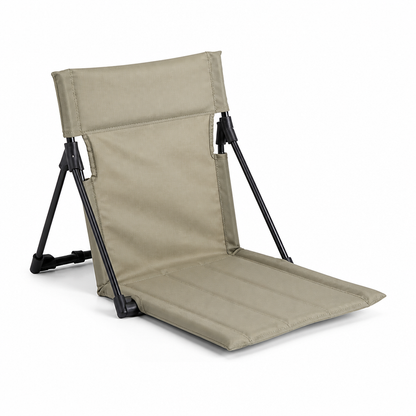 Ultralight Padded Triangular Aluminum Frame Camping Folding Chair