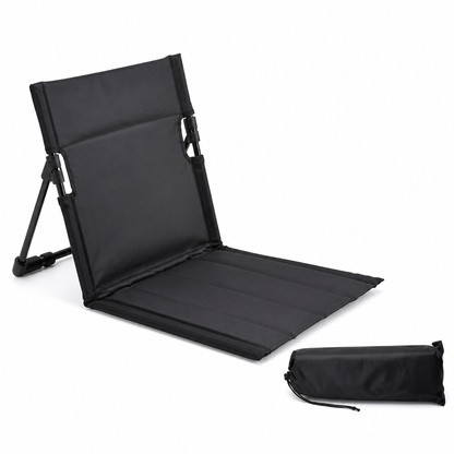 Ultralight Padded Triangular Aluminum Frame Camping Folding Chair