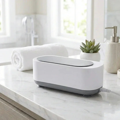 Ultrasonic Cleaner Jewelry & Glasses 42,000 Vibrations Battery-Powered