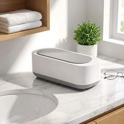 Ultrasonic Cleaner Jewelry & Glasses 42,000 Vibrations Battery-Powered