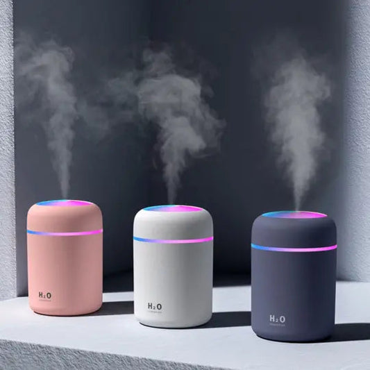 Ultrasonic Humidifier Whisper-Quiet Auto Shut-Off Color Ring Light
