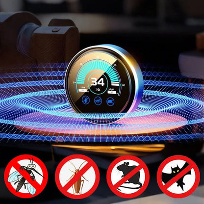Ultrasonic Pest Repeller 360° Coverage Multi-Frequency Plug-In
