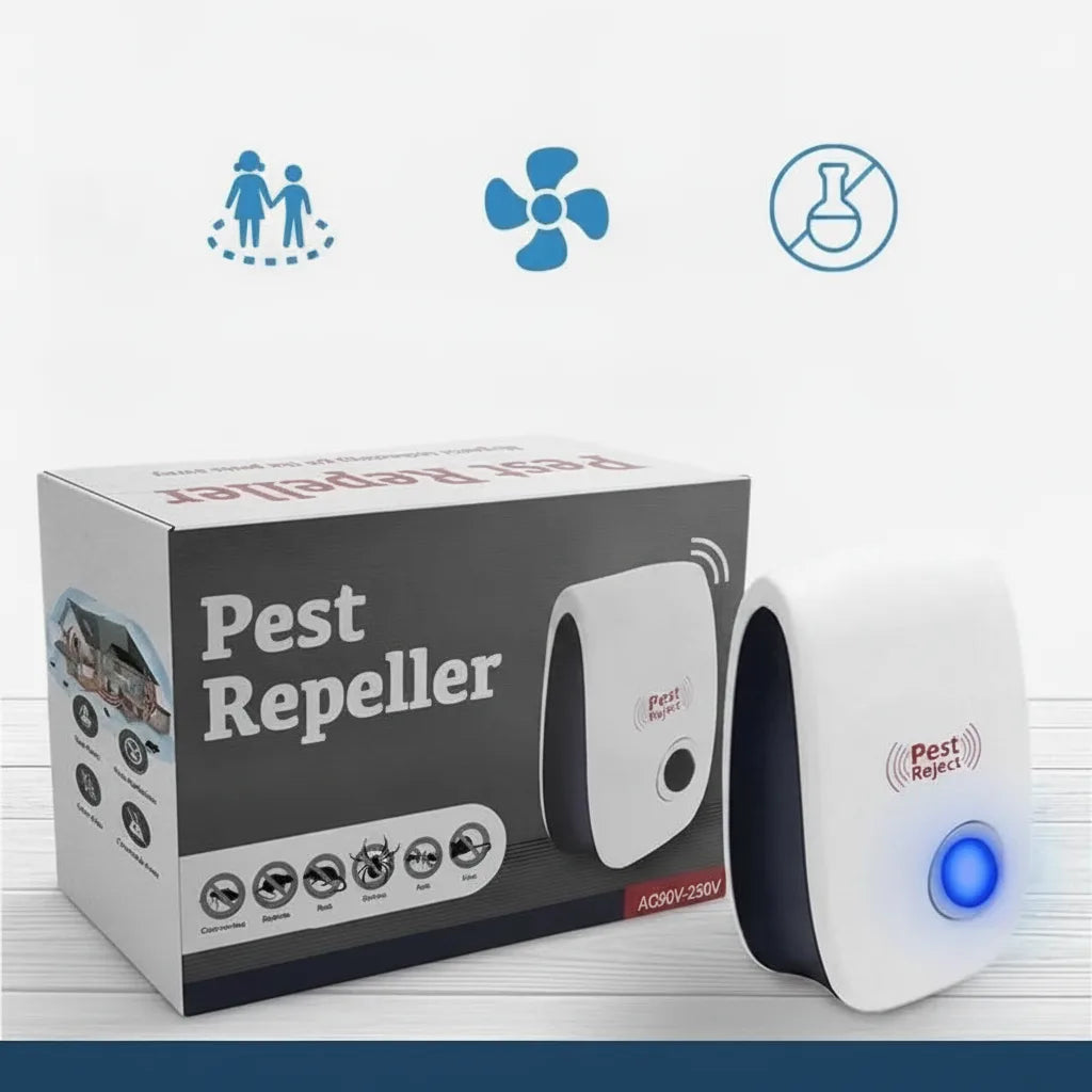 Ultrasonic Pest Repeller Silent Plug-In Child & Pet Safe