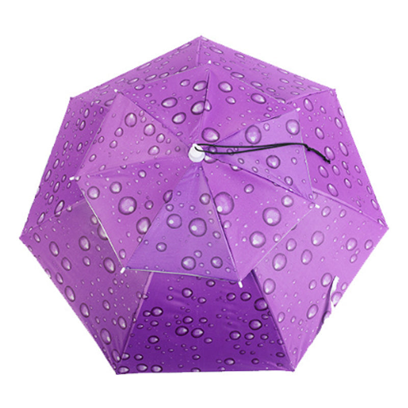 Umbrella Hat Hands-Free Reflective Adjustable Chin Strap