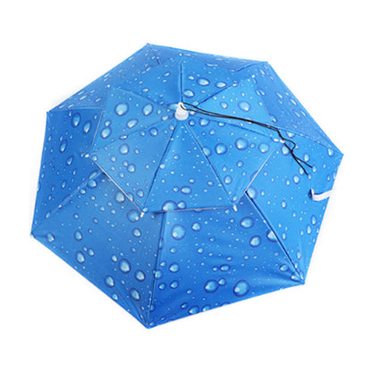 Umbrella Hat Hands-Free Reflective Adjustable Chin Strap