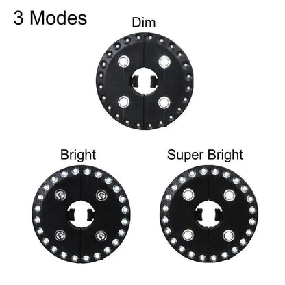 Umbrella Light Clip-On LED Adjustable Brightness Weatherproof