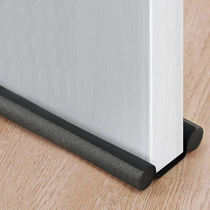 Under-Door Draft Stopper Double-Layer Seal Tool-Free Installation