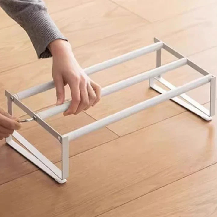 Under-Shelf Cabinet Organizer Tool-Free & Adjustable 30–50 cm