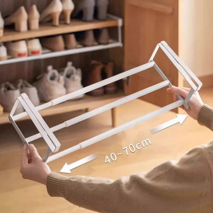 Under-Shelf Cabinet Organizer Tool-Free & Adjustable 30–50 cm