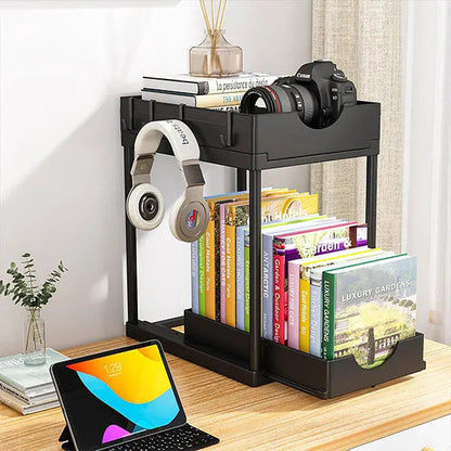 Under-Sink Organizer Two-Tier Pull-Out Moisture-Resistant Shelves