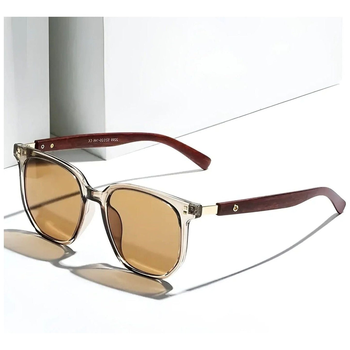 Unisex Sunglasses Square Retro Frame UV400 Adjustable Fit