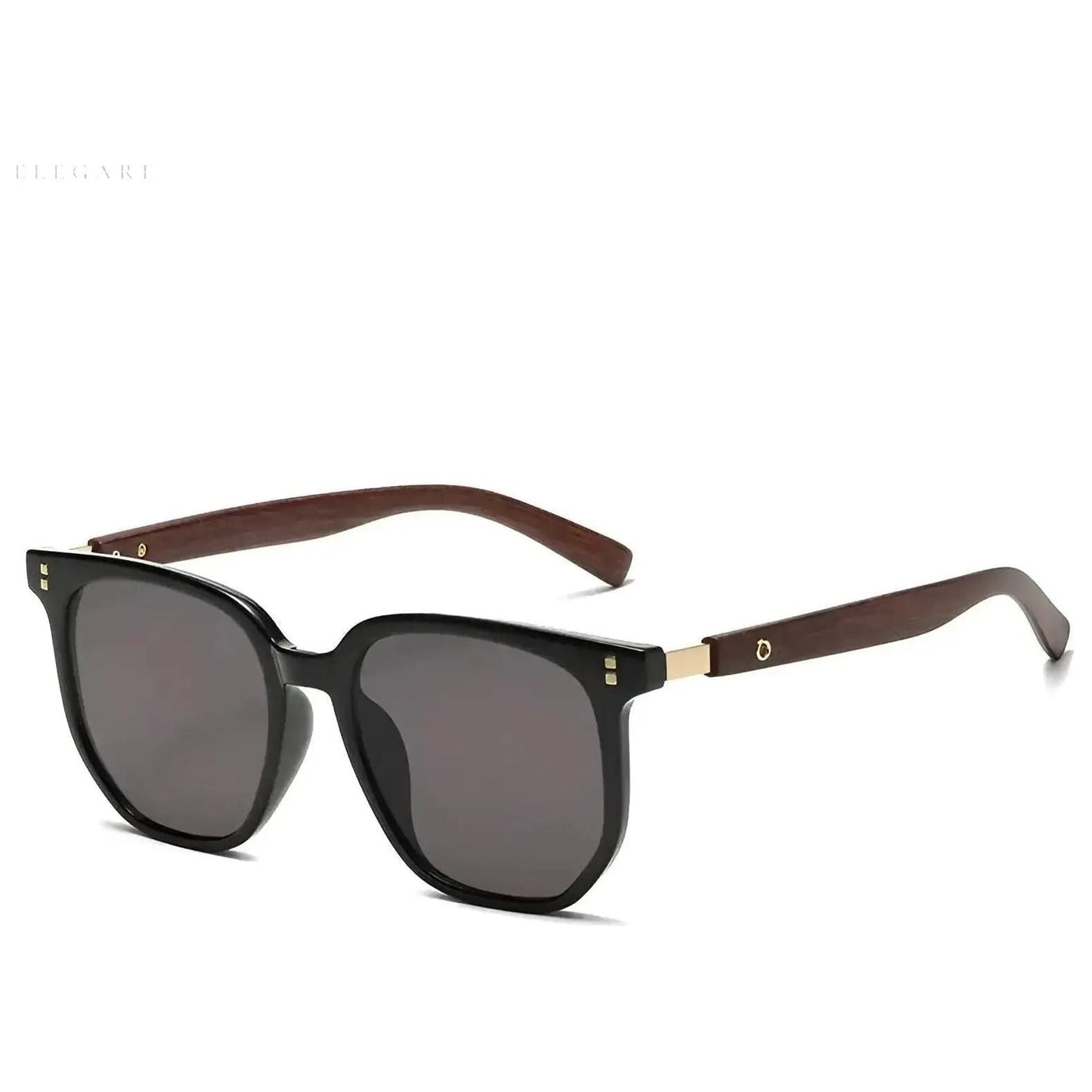 Unisex Sunglasses Square Retro Frame UV400 Adjustable Fit