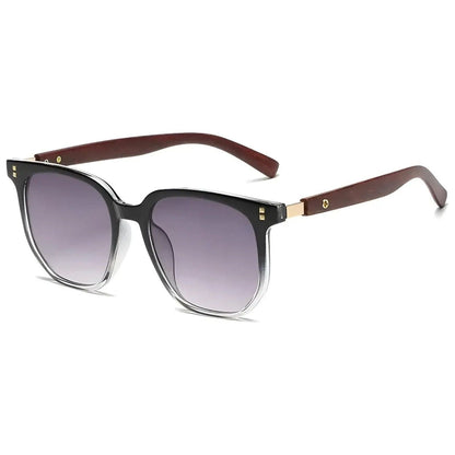 Unisex Sunglasses Square Retro Frame UV400 Adjustable Fit