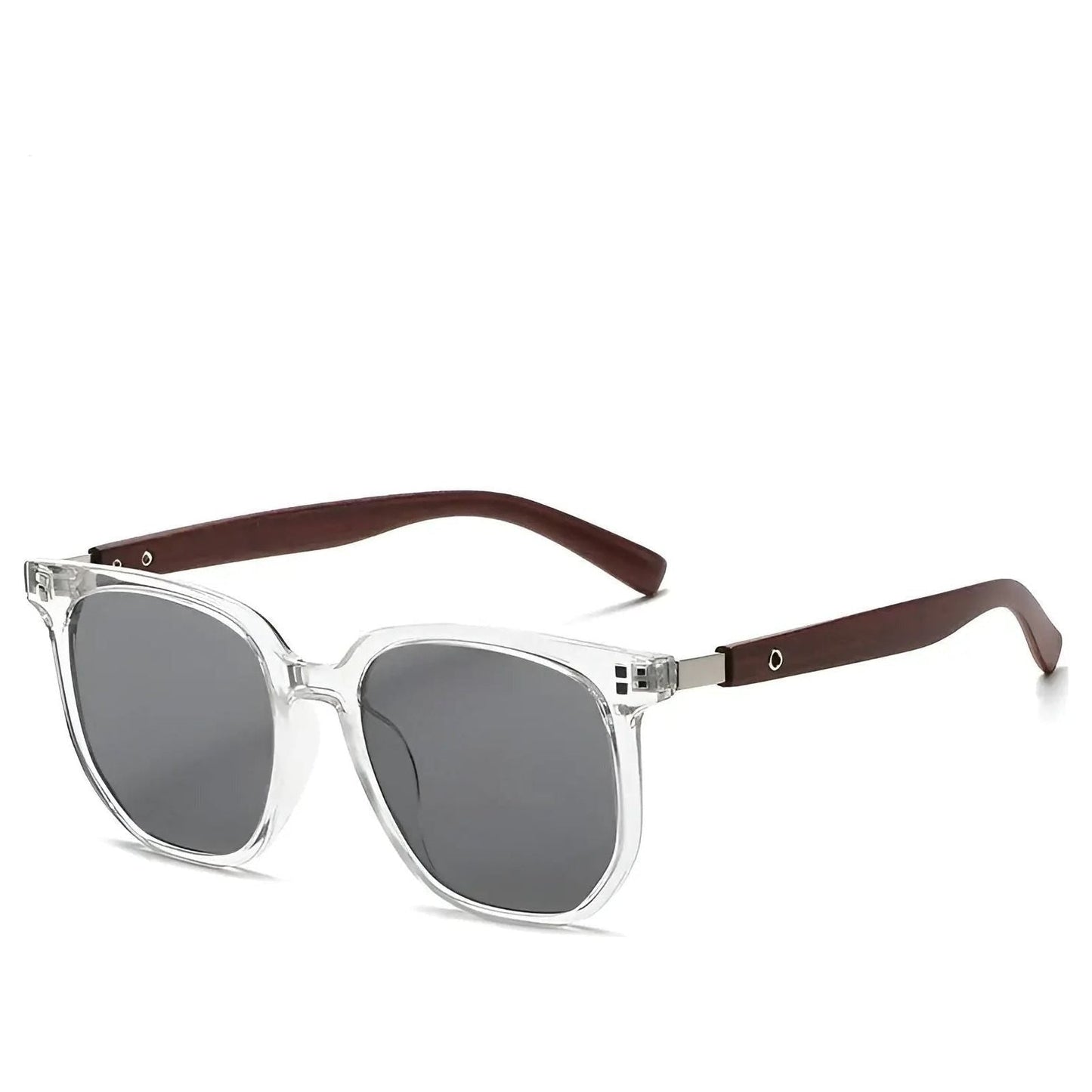 Unisex Sunglasses Square Retro Frame UV400 Adjustable Fit