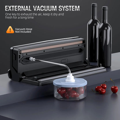Vacuum Sealer One-Touch Airtight Seal & Bag Cutter