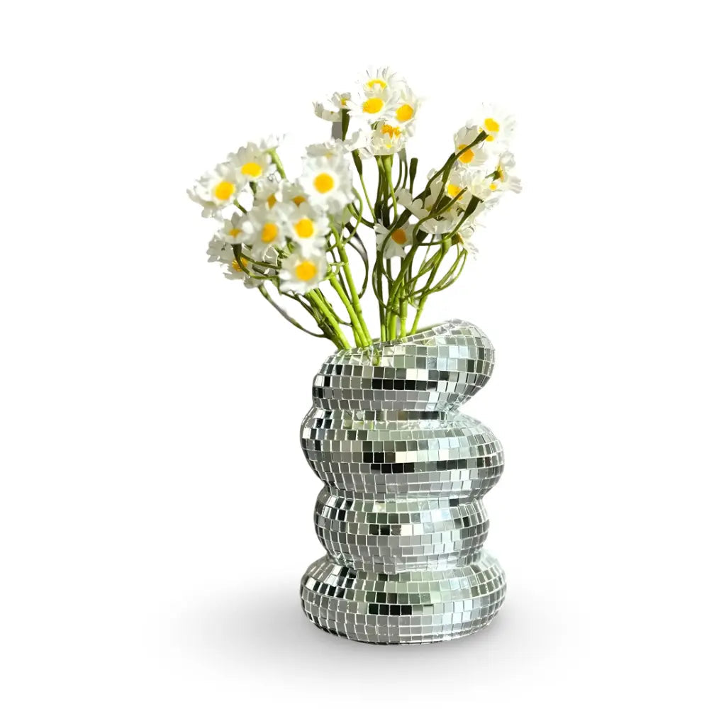 Vase Mirror Tile Spiral Light-Scattering