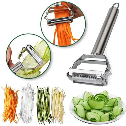 Vegetable Peeler 2-in-1 Peel & Julienne Stainless Steel