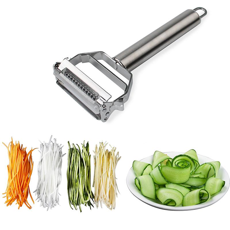 Vegetable Peeler Dual-Function Peel & Julienne Stainless Steel