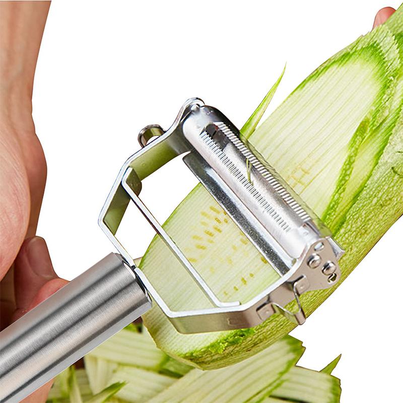 Vegetable Peeler Dual-Function Peel & Julienne Stainless Steel