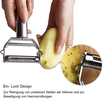 Vegetable Peeler Dual-Function Peel & Julienne Stainless Steel