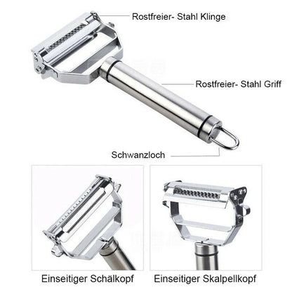 Vegetable Peeler Dual-Function Peel & Julienne Stainless Steel
