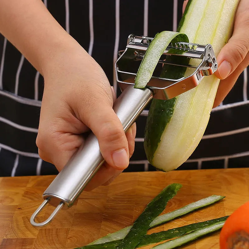 Vegetable Peeler Stainless Steel Ergonomic Handle Dishwasher Safe