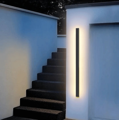 Vertical LED Wall Light Waterproof Aluminum & Tempered Glass