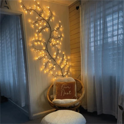 Vine String Lights Bendable Dimmable Warm White USB-Powered