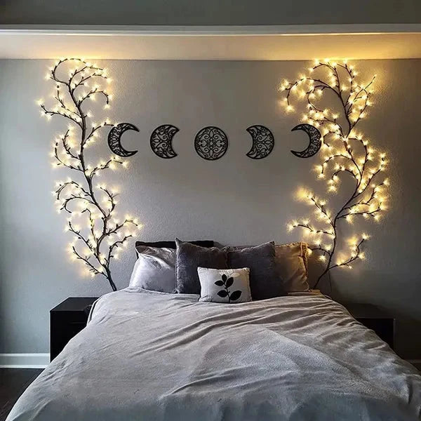 Vine String Lights Bendable Dimmable Warm White USB-Powered