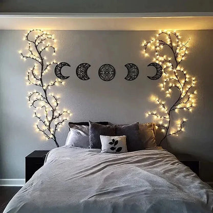 Vine String Lights Bendable Dimmable Warm White USB-Powered