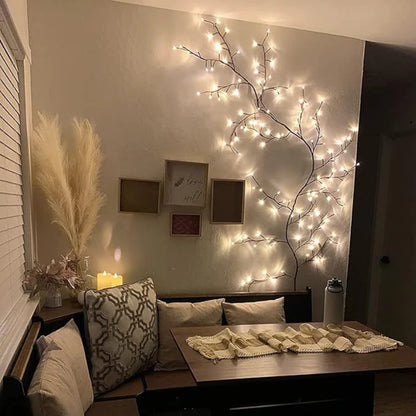 Vine String Lights Bendable Dimmable Warm White USB-Powered