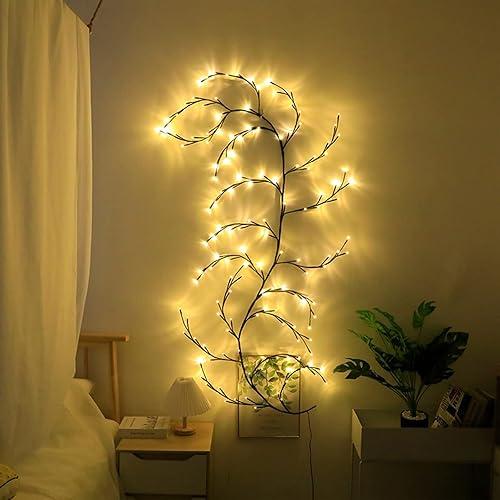Vine String Lights Bendable Dimmable Warm White USB-Powered