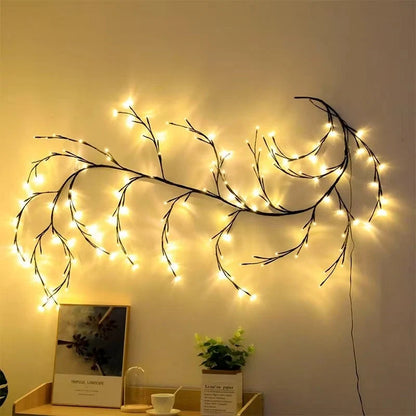 Vine String Lights Bendable Dimmable Warm White USB-Powered
