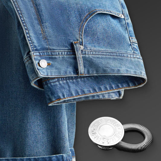 Waistband Extender Spring-Loaded Tool-Free Zinc Alloy