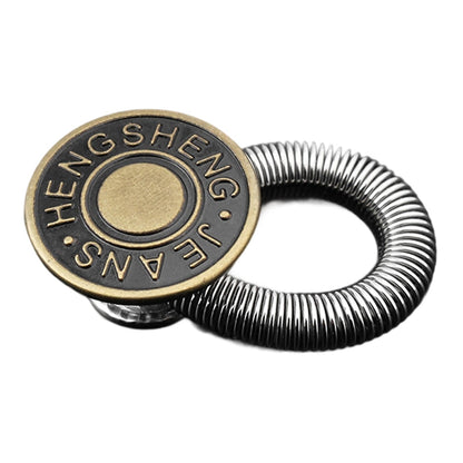 Waistband Extender Spring-Loaded Tool-Free Zinc Alloy