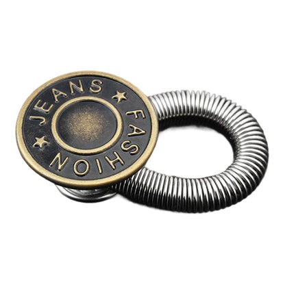 Waistband Extender Spring-Loaded Tool-Free Zinc Alloy