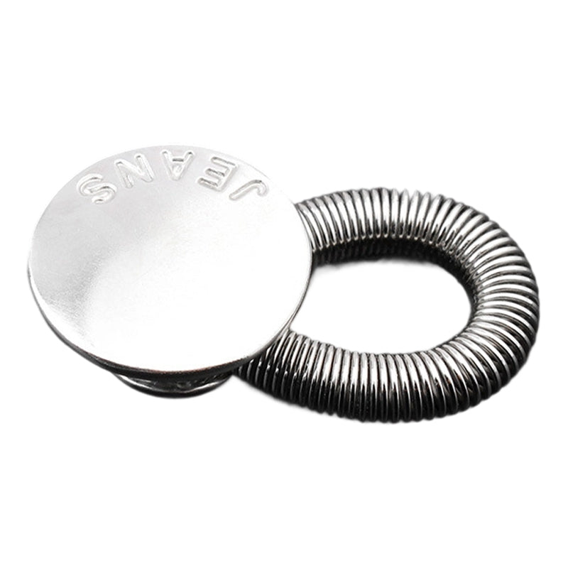 Waistband Extender Spring-Loaded Tool-Free Zinc Alloy