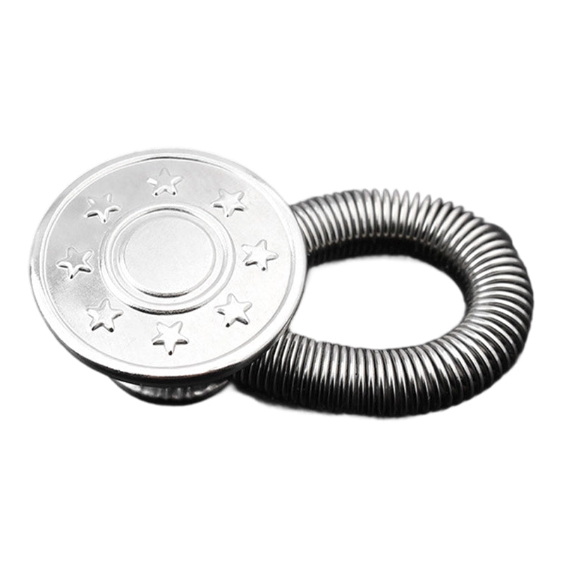 Waistband Extender Spring-Loaded Tool-Free Zinc Alloy