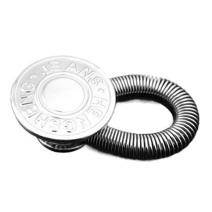 Waistband Extender Spring-Loaded Tool-Free Zinc Alloy