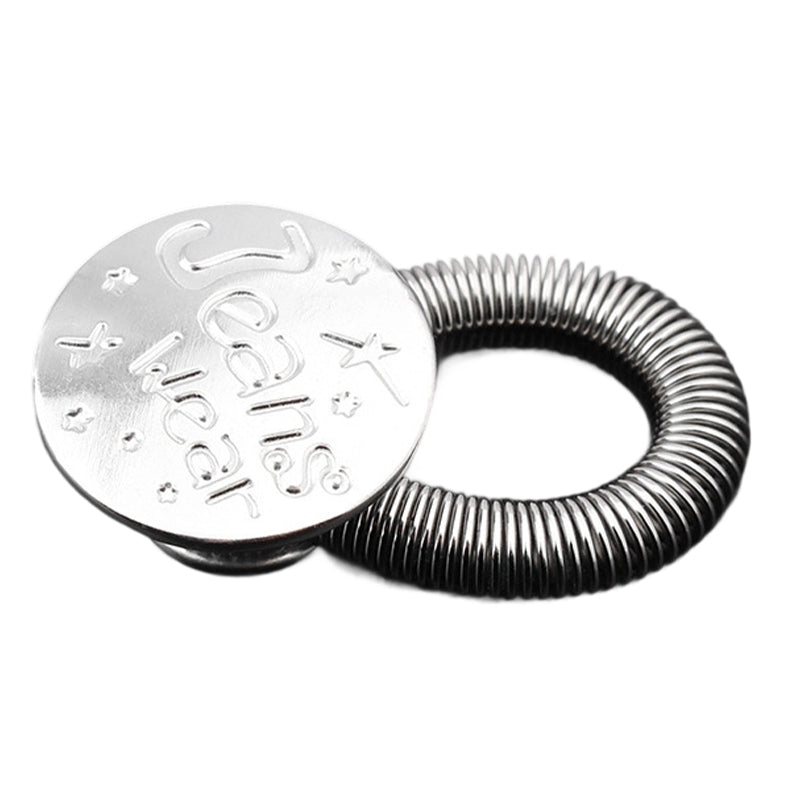 Waistband Extender Spring-Loaded Tool-Free Zinc Alloy