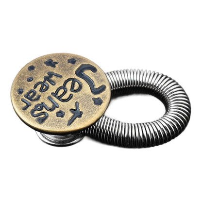Waistband Extender Spring-Loaded Tool-Free Zinc Alloy