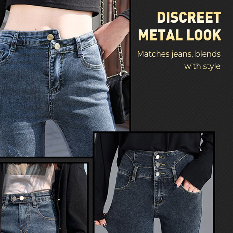 Waistband Extender Spring-Loaded Tool-Free Zinc Alloy