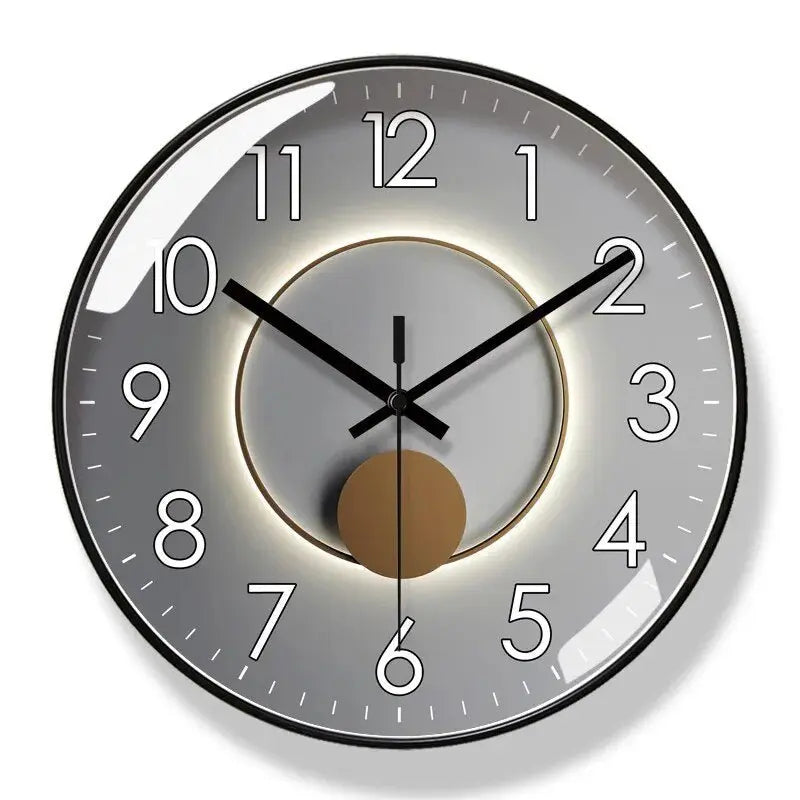 Wall Clock Modern Minimal Silent Quartz