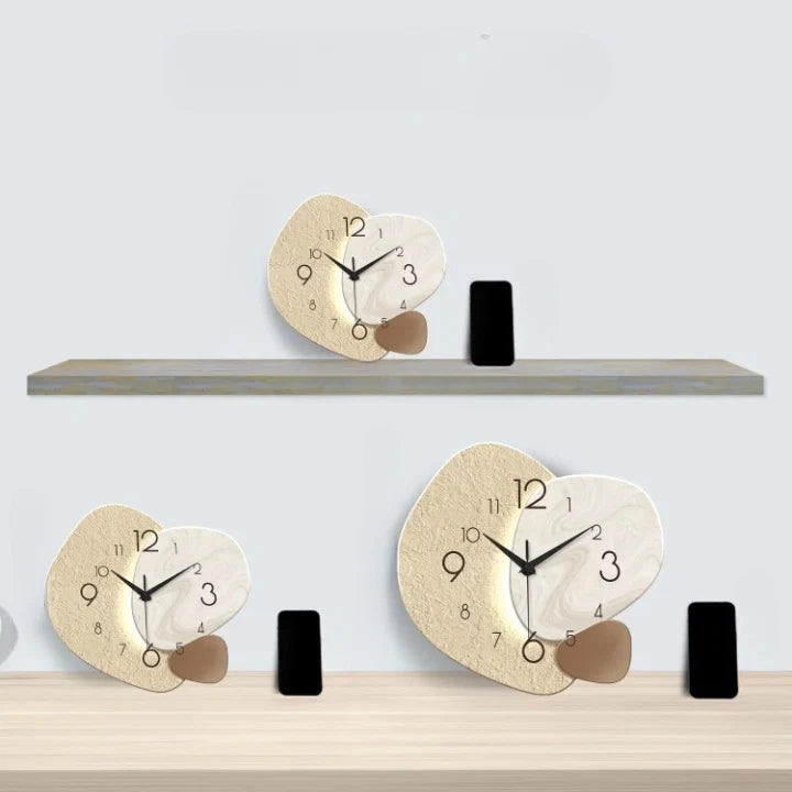 Wall Clock Silent Quartz Movement & Easy-Read Numerals
