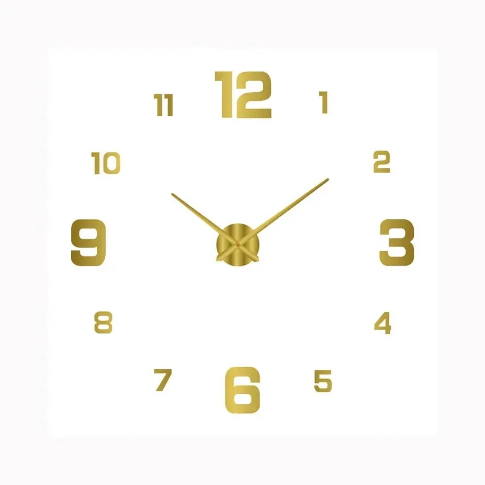 Wall Clock Silent Quartz & Warm LED 20cm Diameter